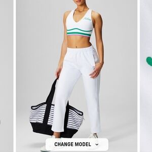 Fabletics Tapered Tricot Pant and Top Size XL